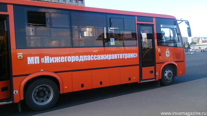 Автобус с подъёмником в Нижнем Новгороде