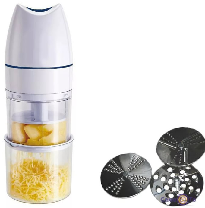   One Touch Automatic Power Grater
