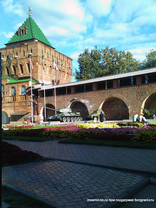 Нижегородский Кремль, туристический маршрут