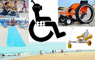 Лето, солнце, море, раздевалка, туалет, душ, купание на пляжной коляске